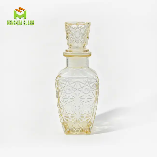 50ml transparent glass small wine bottle