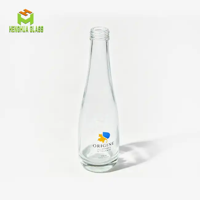 Glass Mineral Sparkling Water Bottles