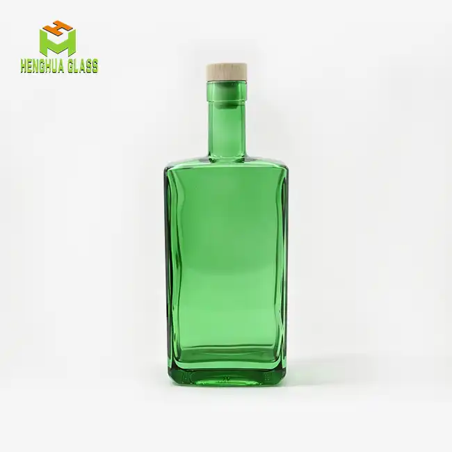 Custom Glass Rum Bottle