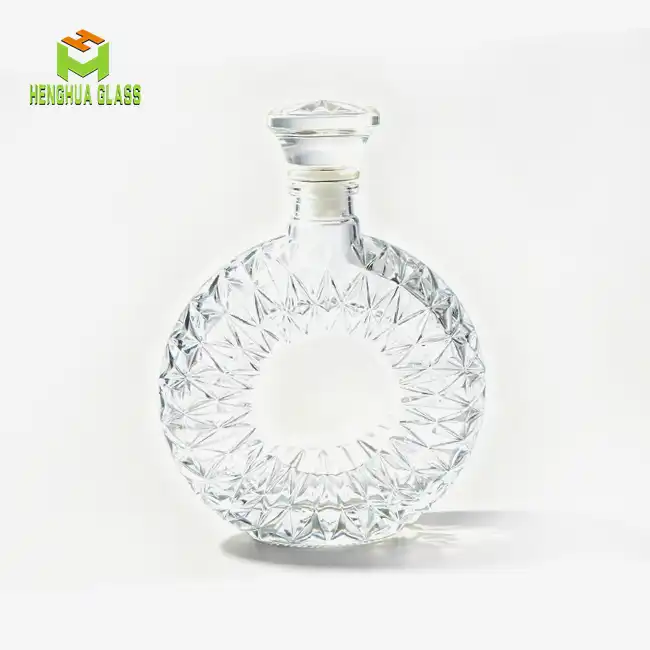 Clear Glass Wine Bottles