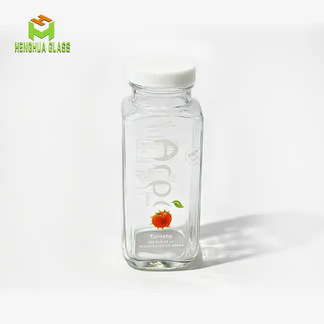cold pressed juice glass bottle